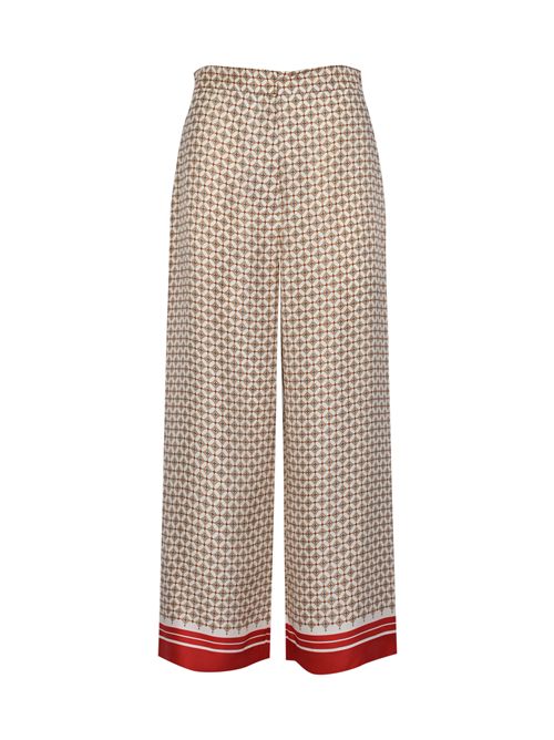 Pantalone MSTOTTELIA in seta stampata MAX MARA STUDIO | 2616131011600001